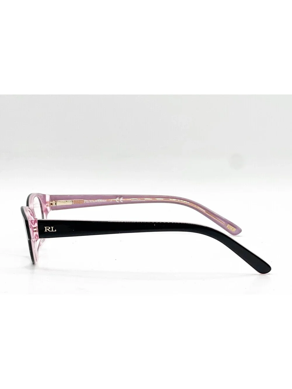 Polo Ralph Lauren 8519 1013 Black Pink Cat Eye Eyeglass Frames 44-15-125